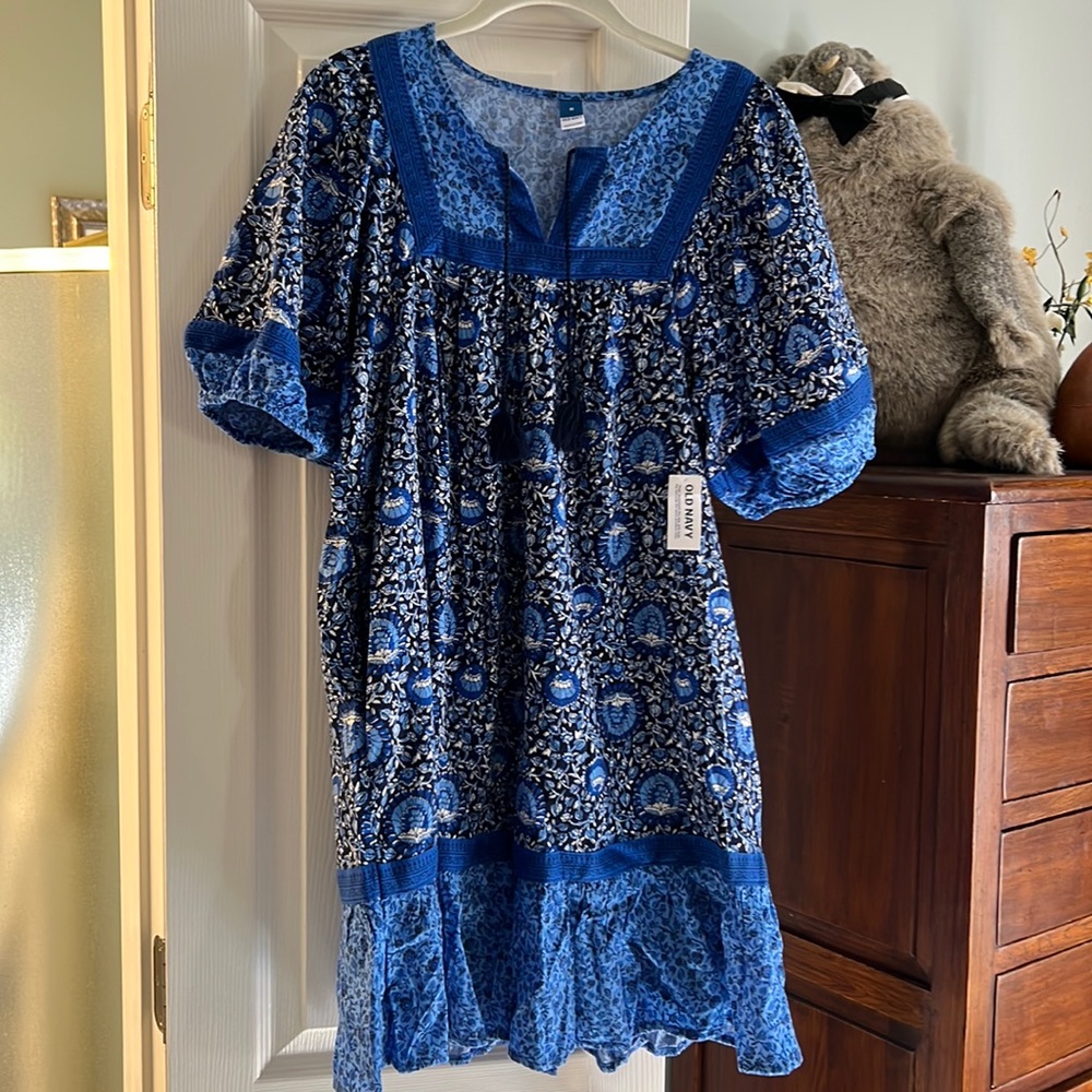 Old Navy Puff Sleeve Dress